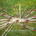 Outdoor de madeira Pick Up Sticks Jogo Mikado Set